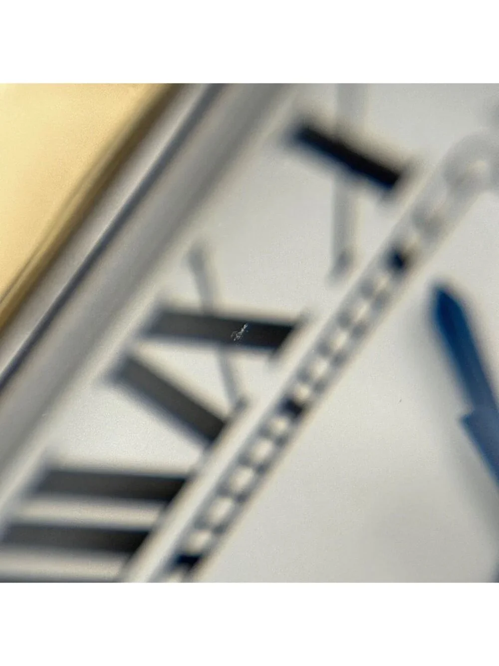 Cartier Santos Galbe XL Watch SS YG Automatic Winding Silver